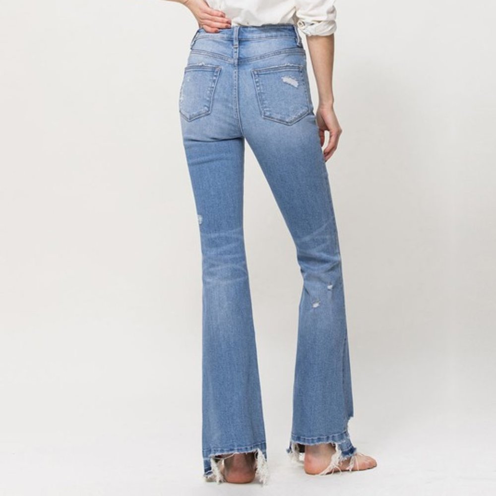 *NEW* Vervet by Flying Monkey High-Rise Flare Jeans - Picture 9 of 10